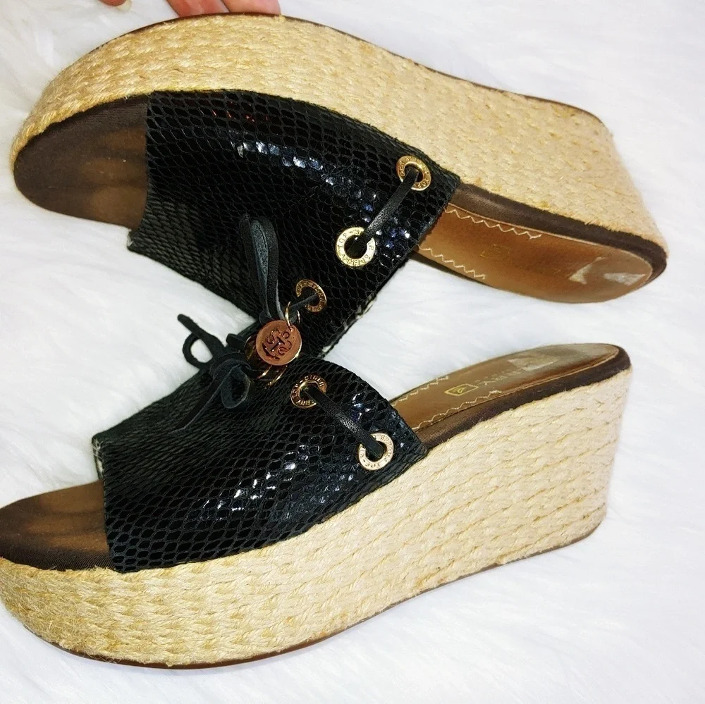 Sperry Topsider Wedge Platforms 6M